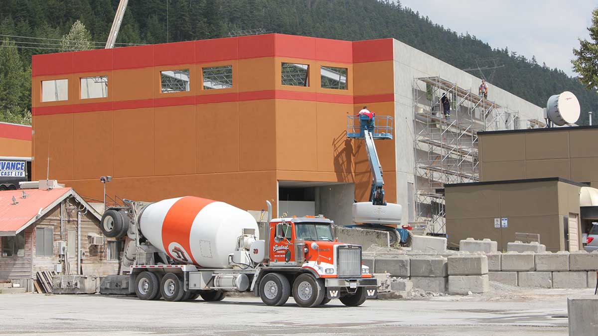 1330 Alpha Lake Road Whistler tilt-up concrete construction project