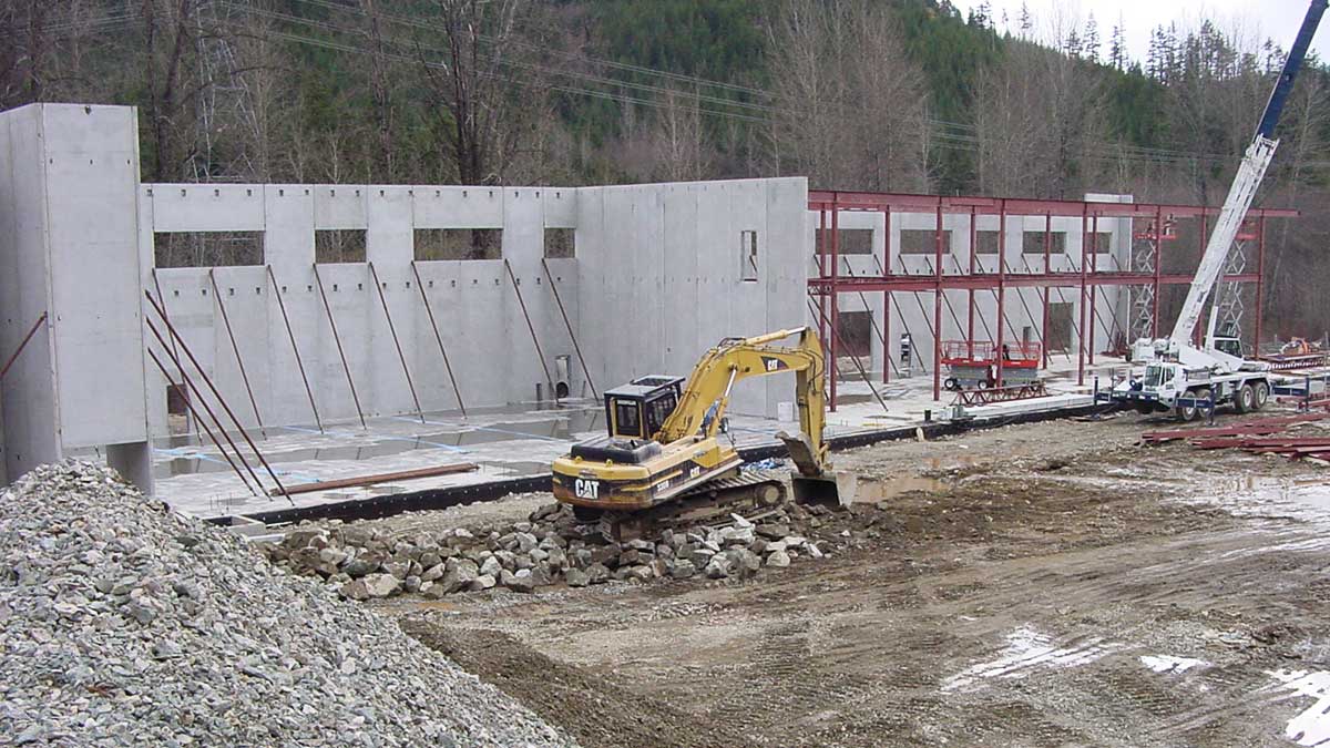 1410 Alpha Lake Road Whistler tilt-up concrete construction project